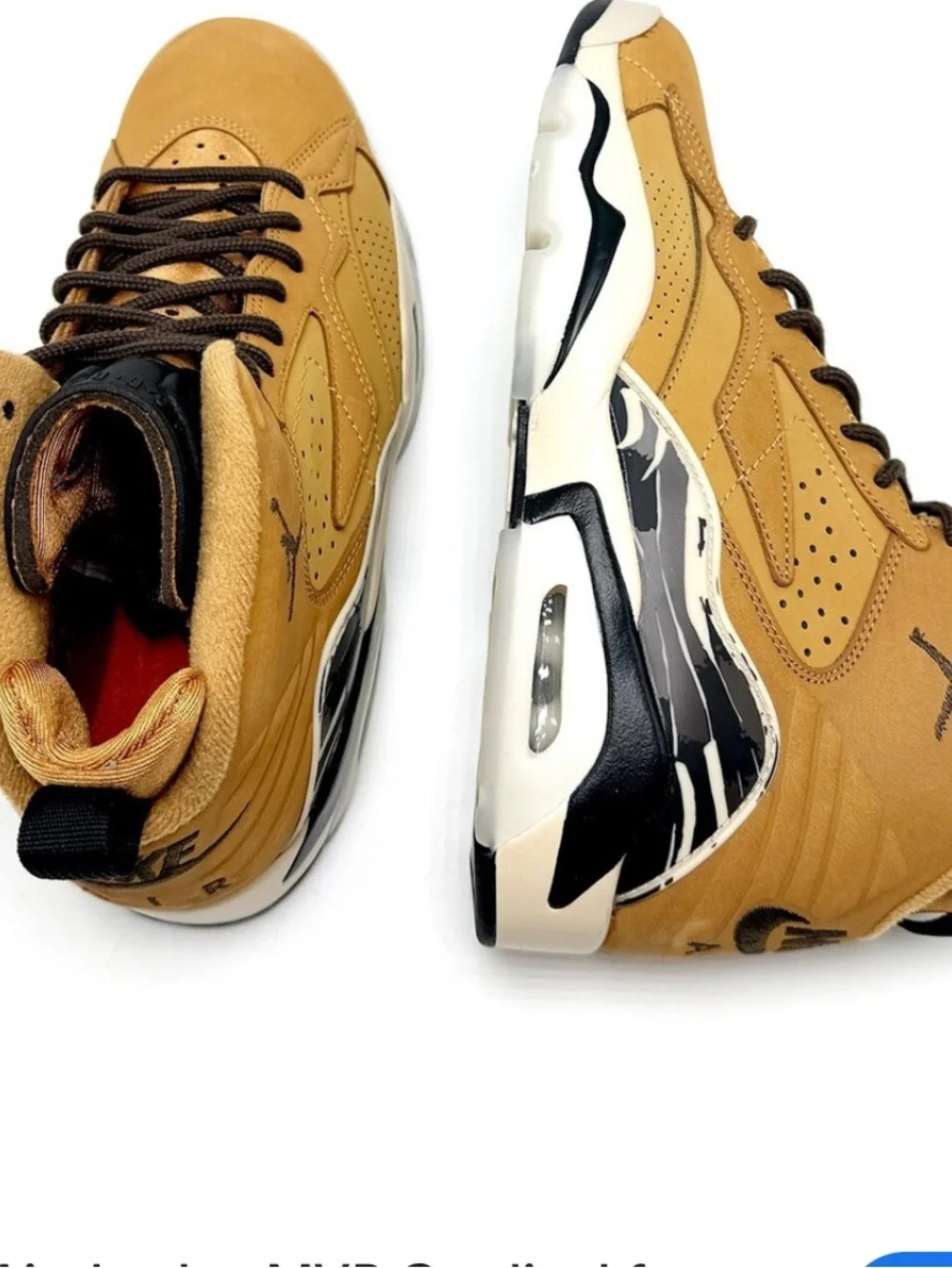 Jordan Men's Wheat/Tan High-Top Sneakers